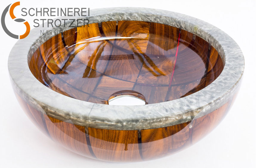 Material für die Holzwaschbecken - Handwaschbecken aus Holz